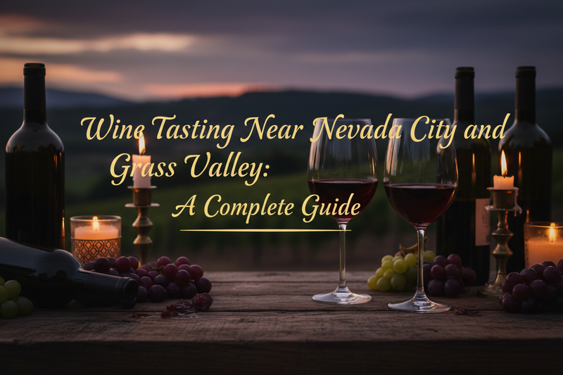 Wine Tasting Near Nevada City and Grass Valley: A Complete Guide