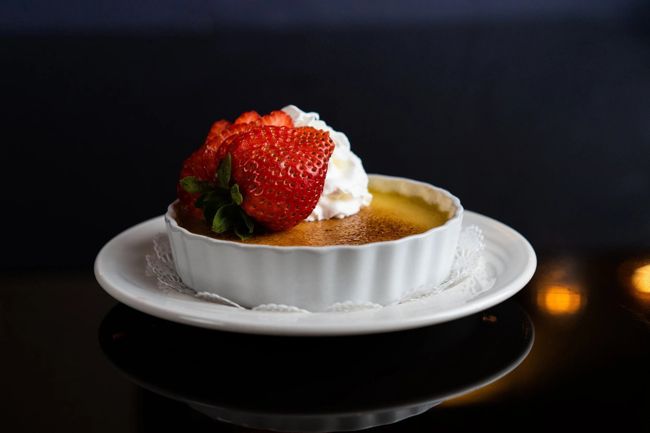 Dessert served at Friar Tuck's