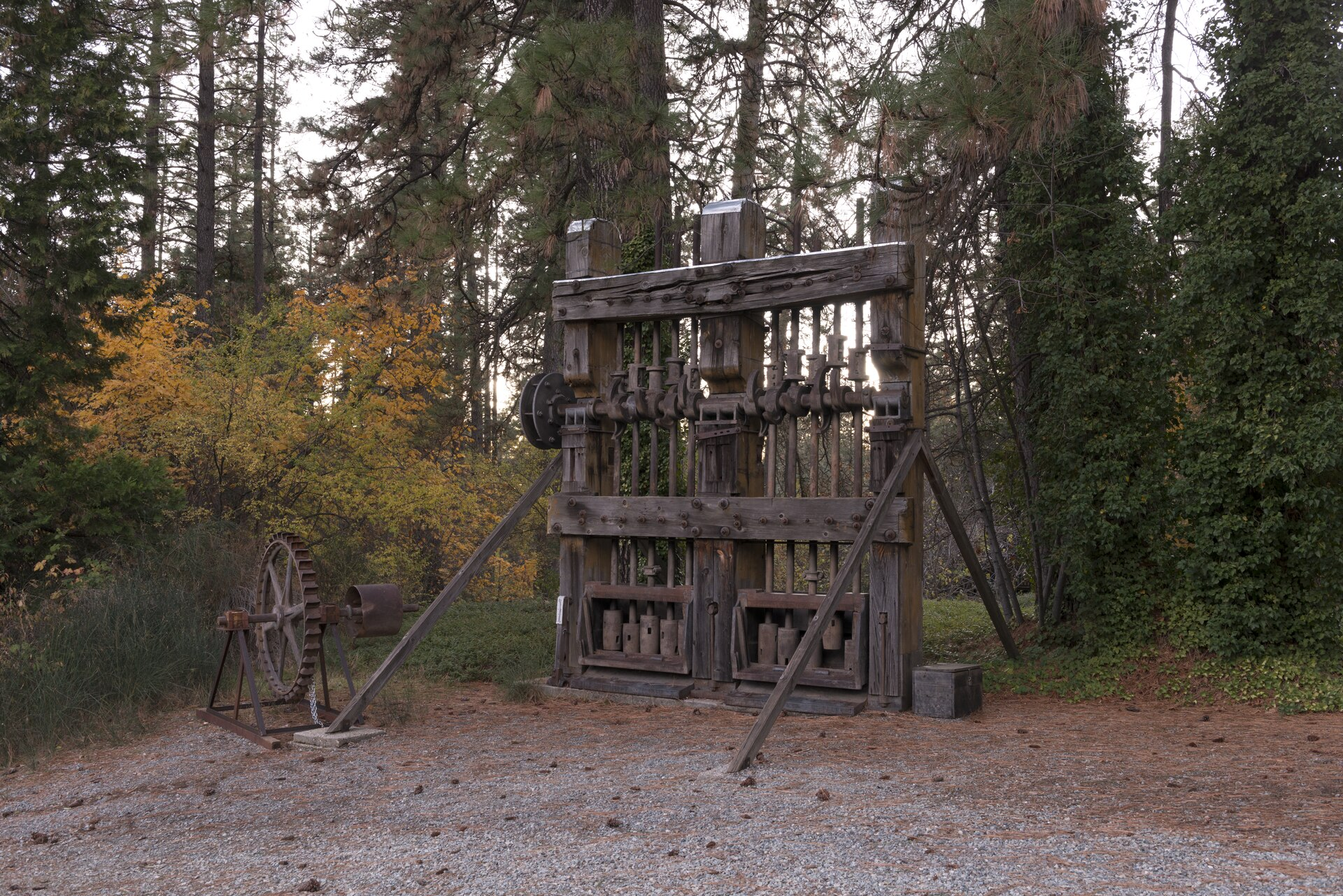 The historic Empire Mine site in Grass Valley, California