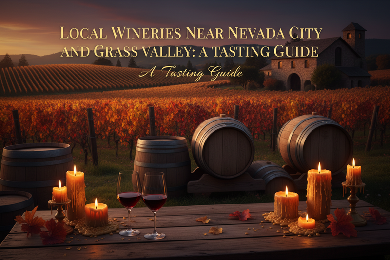 Local Wineries Near Nevada City and Grass Valley: A Tasting Guide