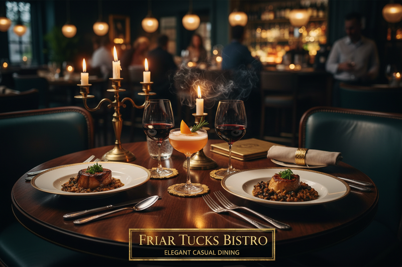 The Friar Tucks Bistro Menu: Casual Dining Done Right