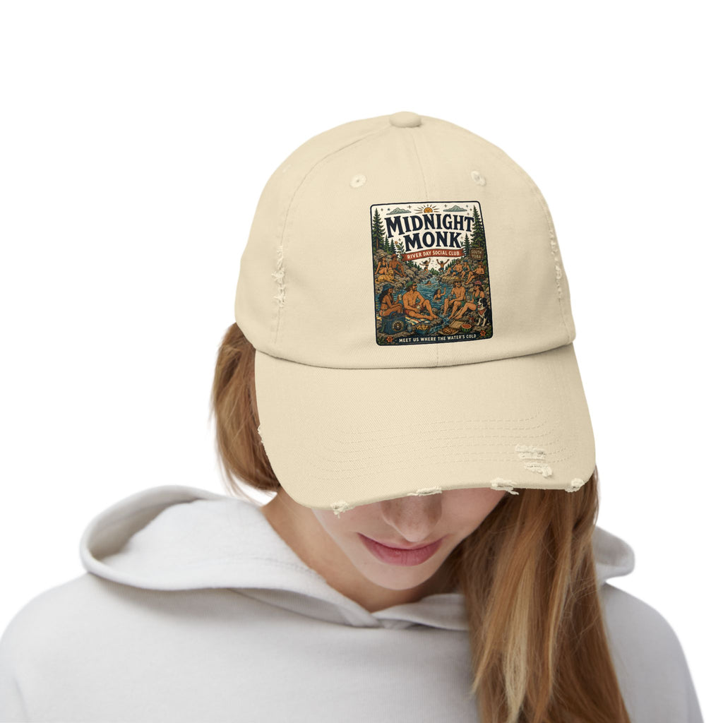 Midnight Monk Float All Day distressed baseball cap, Friar Tuck’s Nevada City (image 6 of 12)