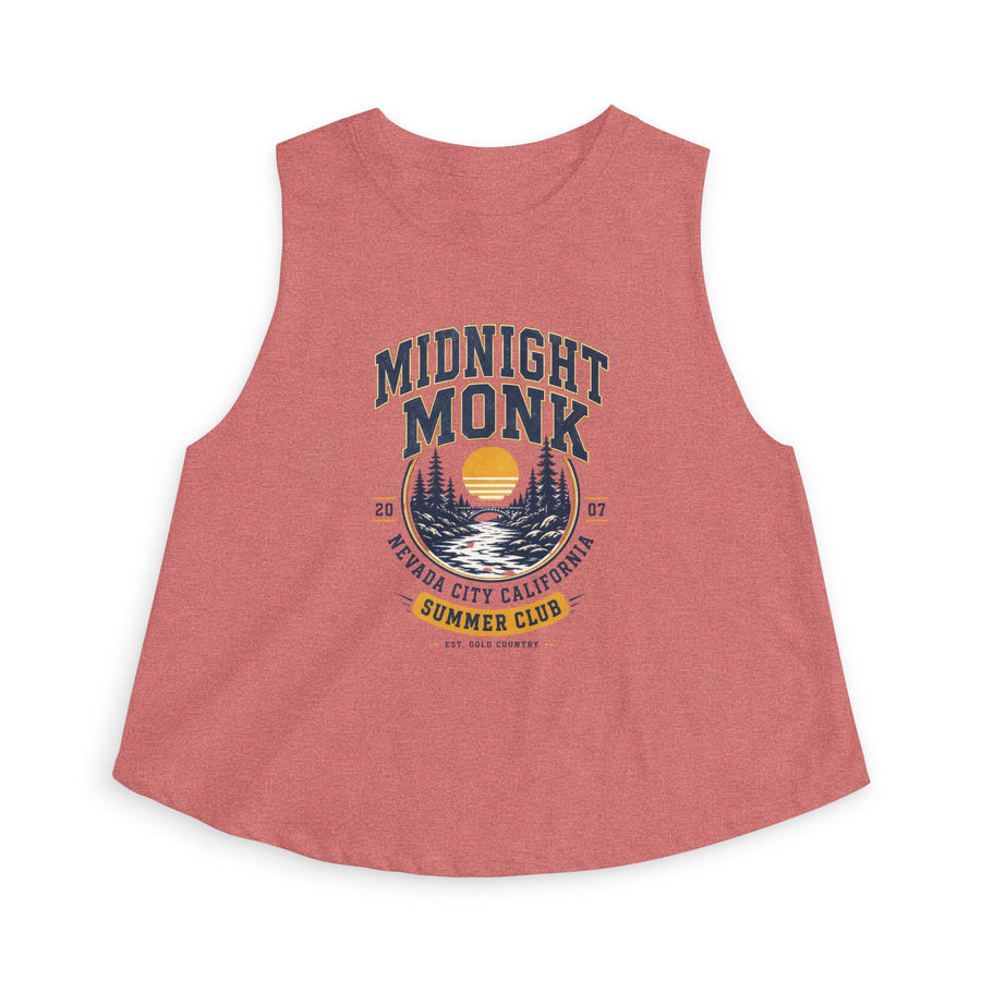 Midnight Monk Summer Club Crop Top | Nevada City River Tank