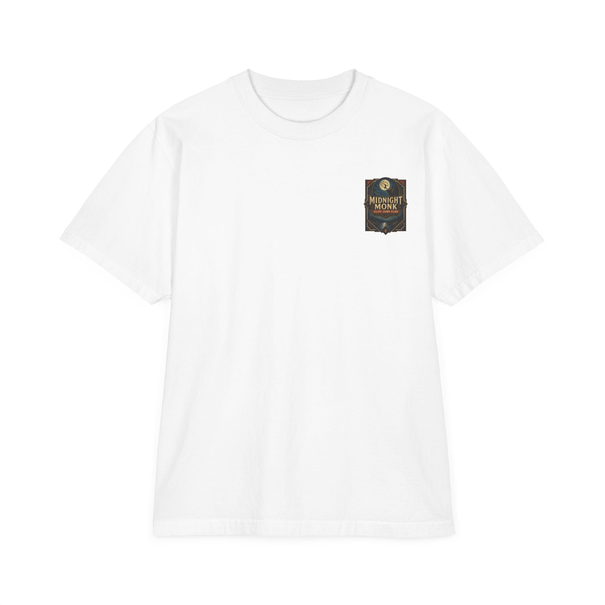 Midnight Monk Cliff Jump Club garment-dyed drop-shoulder river tee, Friar Tuck’s Nevada City (image 4 of 16)