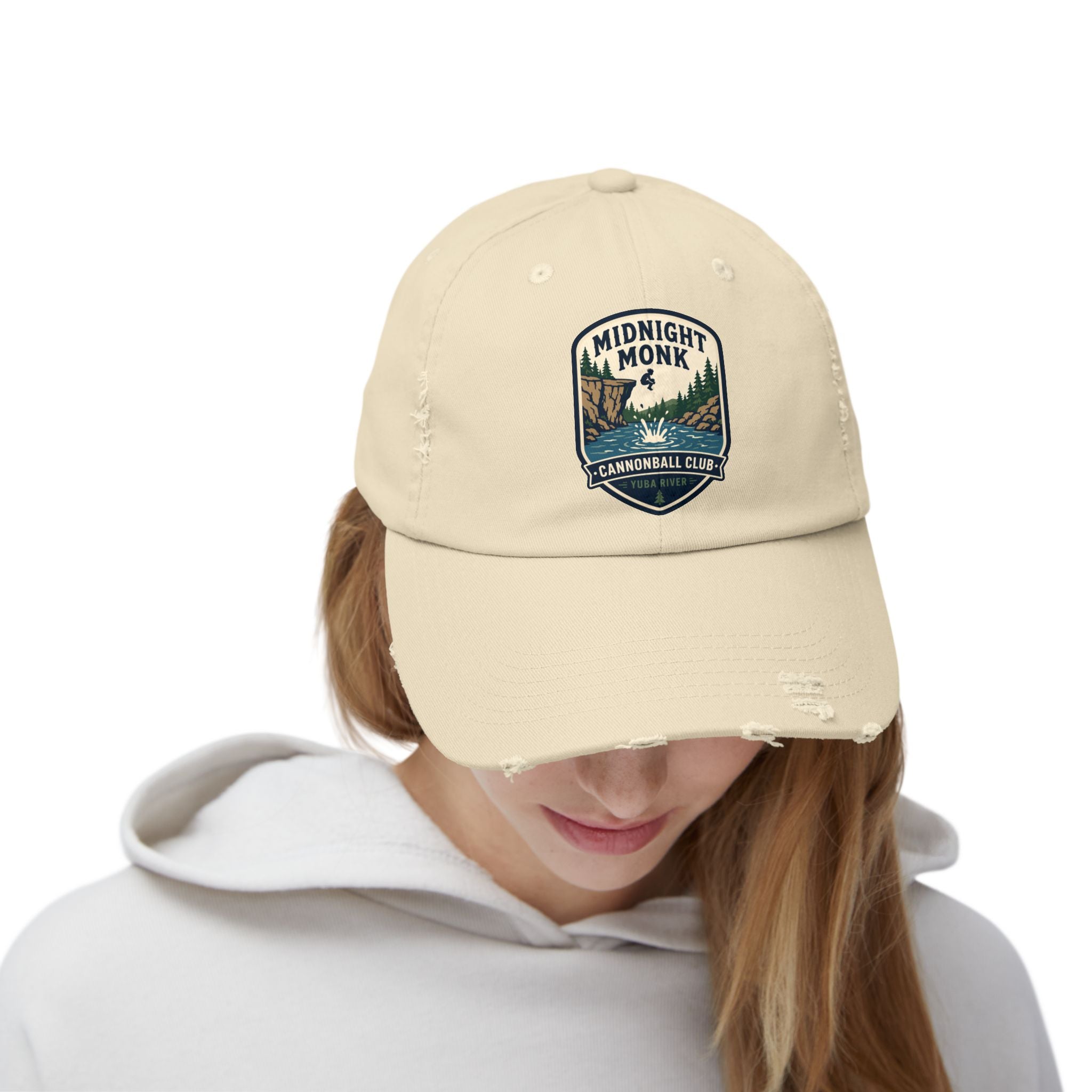 Midnight Monk Cannonball Club distressed baseball cap, Friar Tuck’s Nevada City (image 9 of 12)