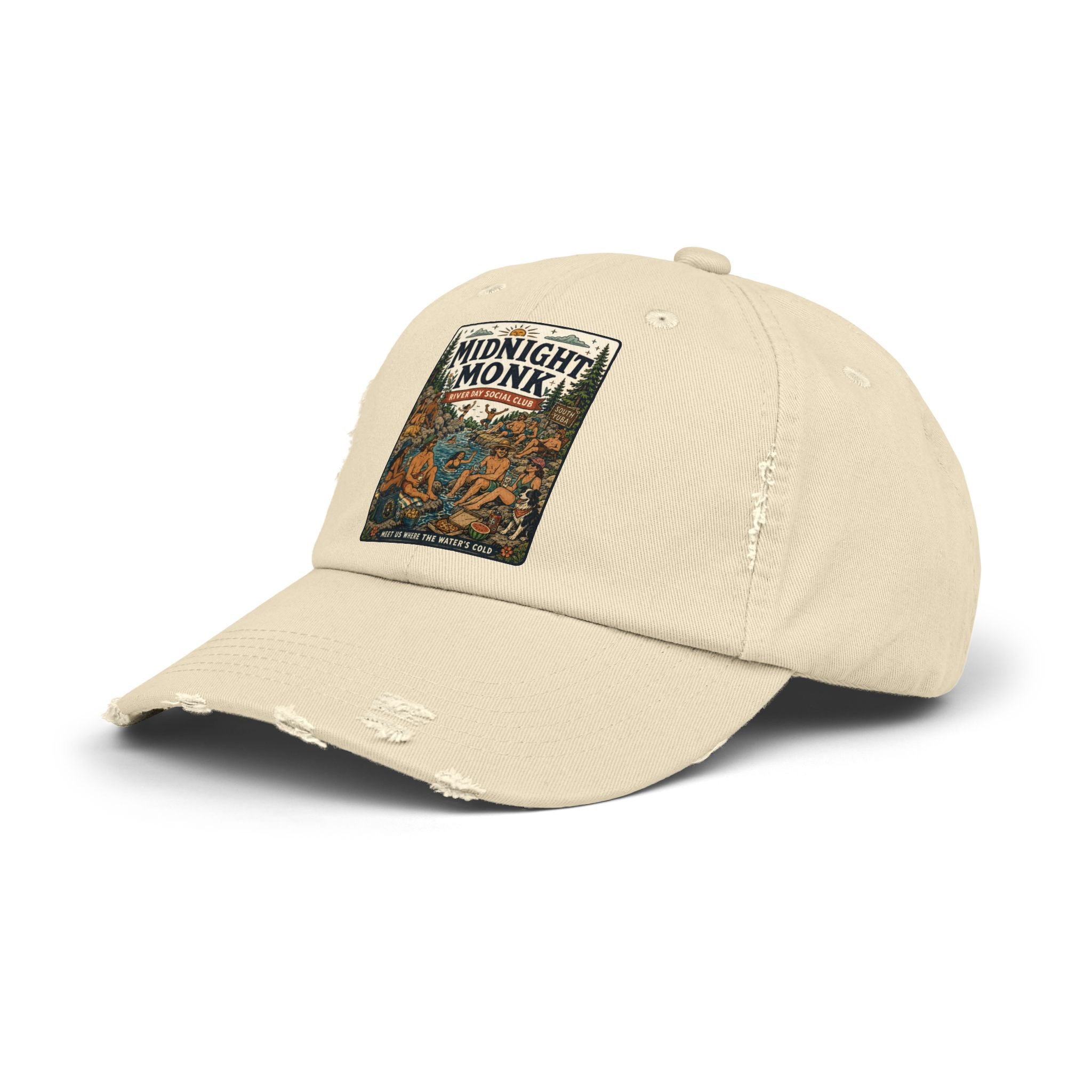 Midnight Monk Float All Day distressed baseball cap, Friar Tuck’s Nevada City (image 4 of 12)