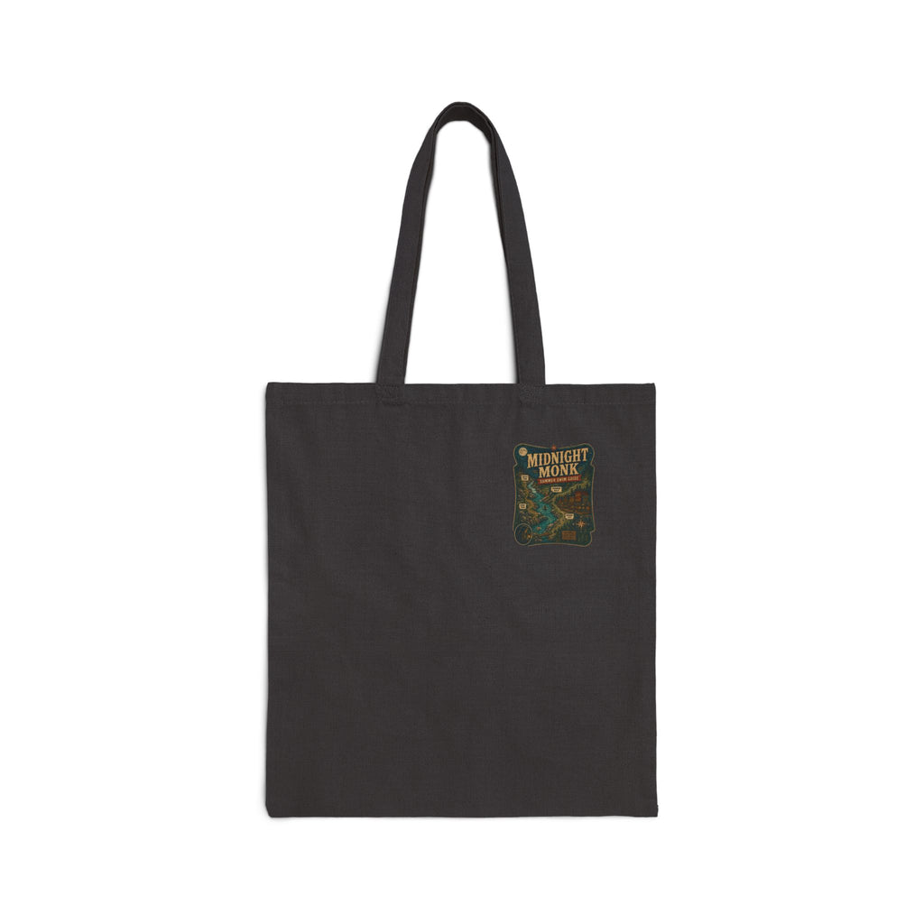 Midnight Monk Summer Swim Guide cotton canvas river tote bag, South Yuba River, Friar Tuck’s (image 6 of 8)