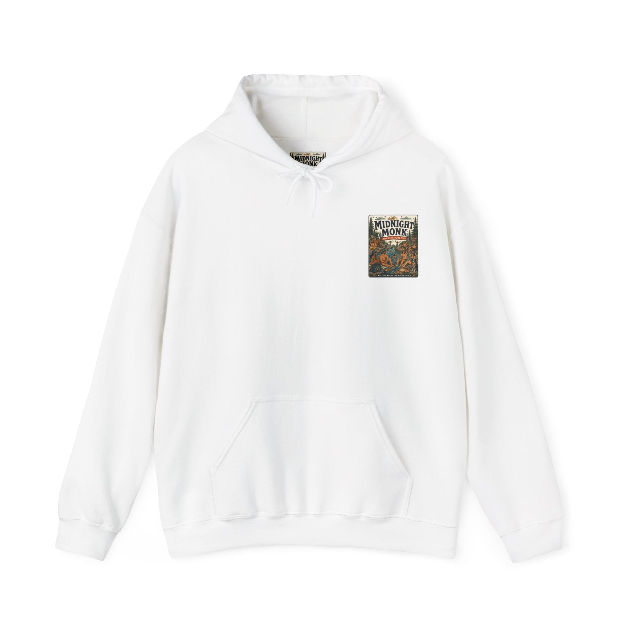 Midnight Monk River Day Social Club vintage South Yuba graphic hoodie, Friar Tuck’s Nevada City (image 2 of 24)