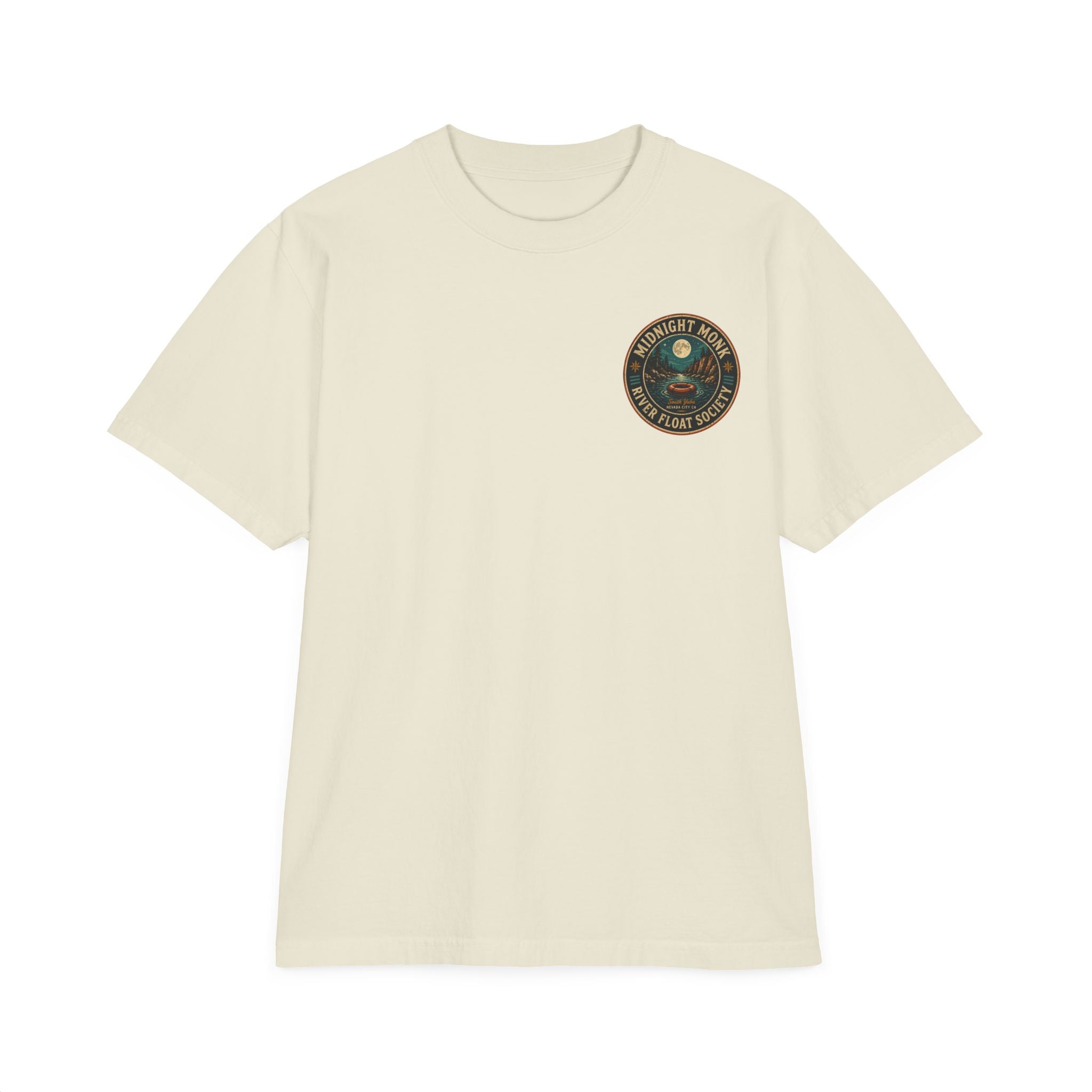 Midnight Monk Summer Swim Guide retro camp map graphic tee, South Yuba River, Friar Tuck’s (image 6 of 7)