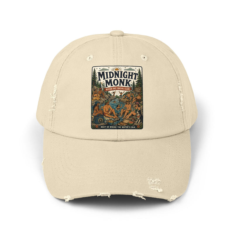 Midnight Monk Float All Day Cap | Distressed Baseball Hat