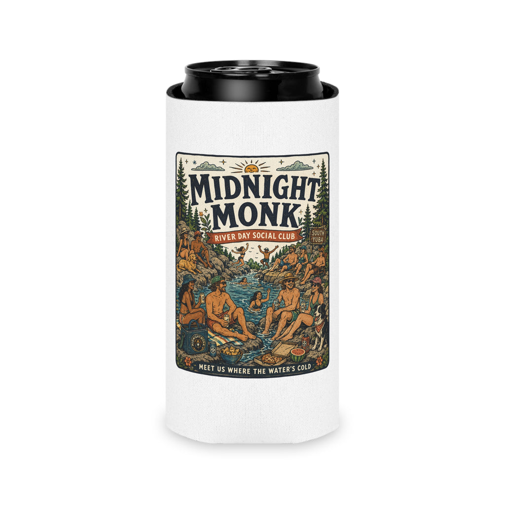 Midnight Monk Sunset Lake logo can cooler, Nevada City Summer Club, Friar Tuck’s (image 8 of 8)