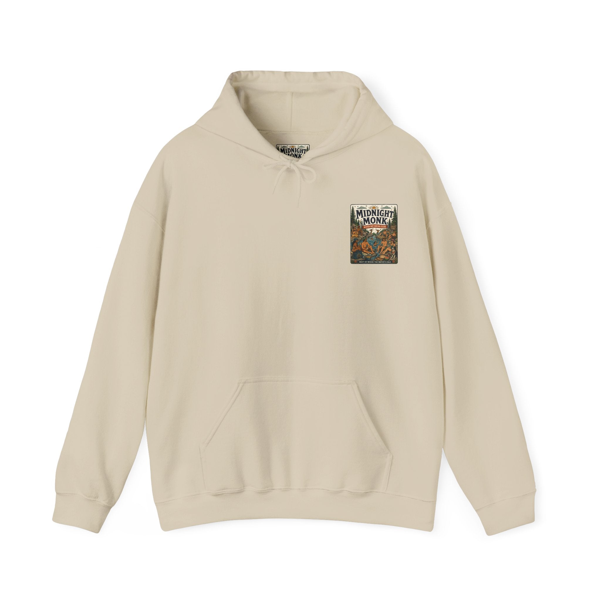 Midnight Monk River Day Social Club vintage South Yuba graphic hoodie, Friar Tuck’s Nevada City (image 4 of 24)