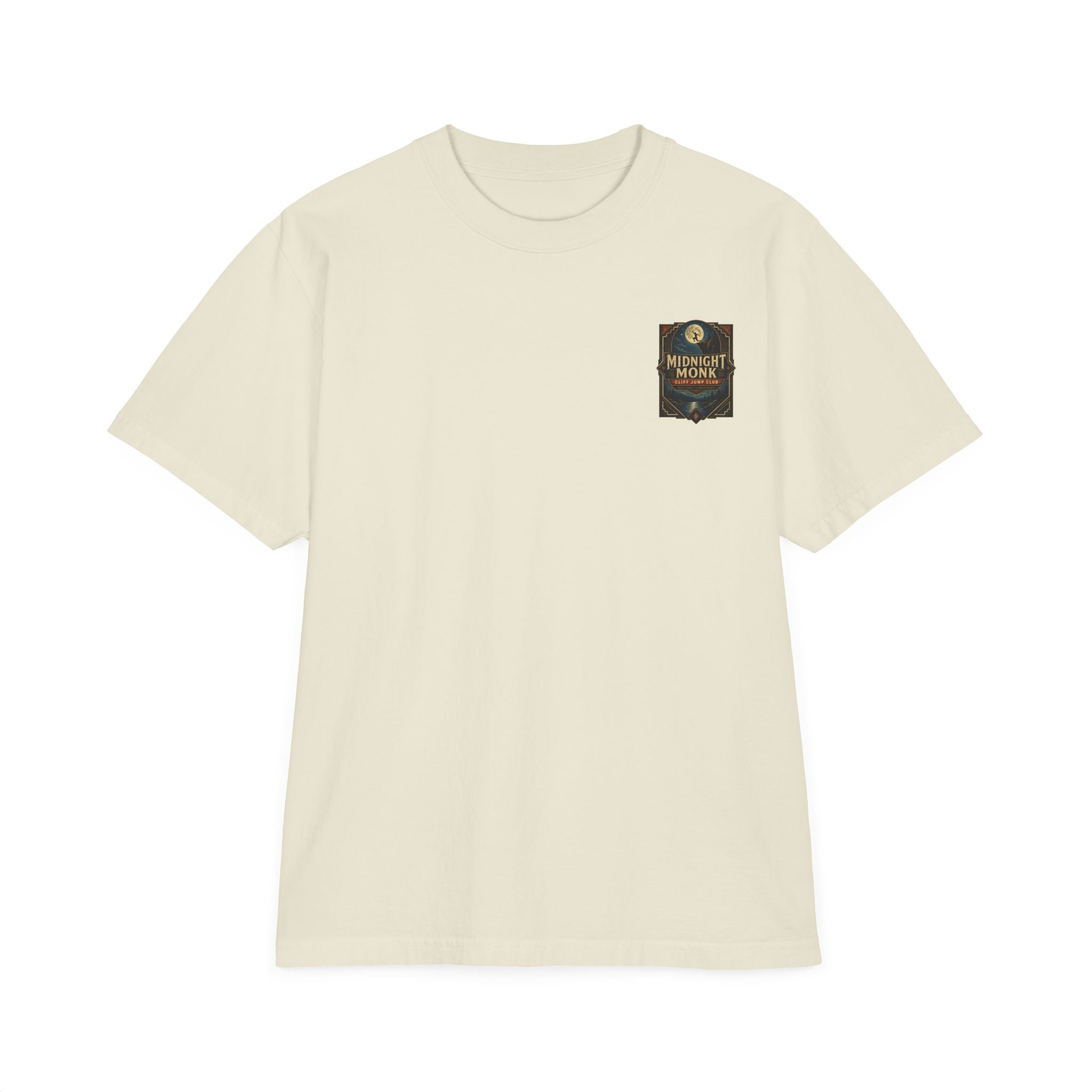 Midnight Monk Cliff Jump Club garment-dyed drop-shoulder river tee, Friar Tuck’s Nevada City (image 6 of 16)
