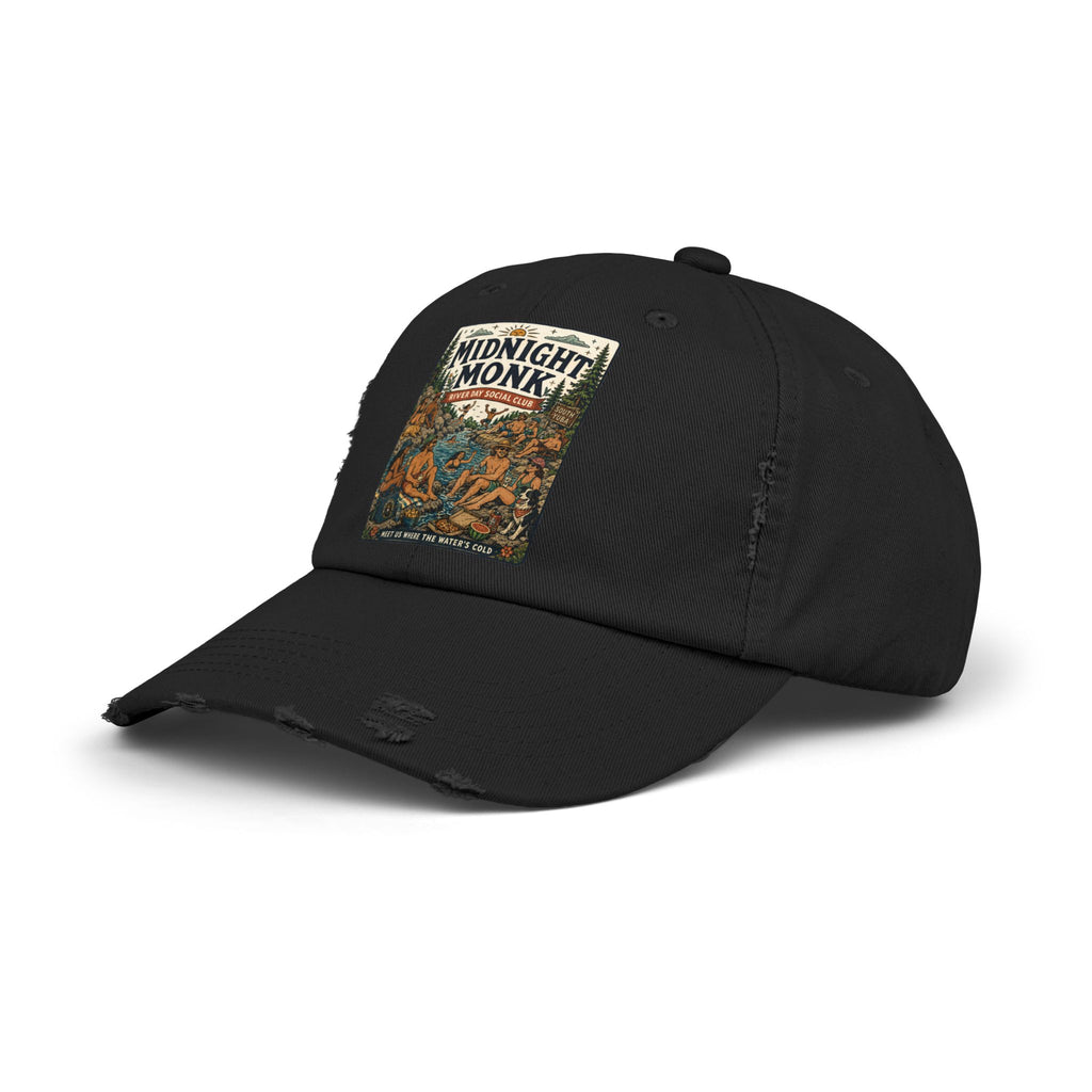 Midnight Monk Float All Day distressed baseball cap, Friar Tuck’s Nevada City (image 7 of 12)
