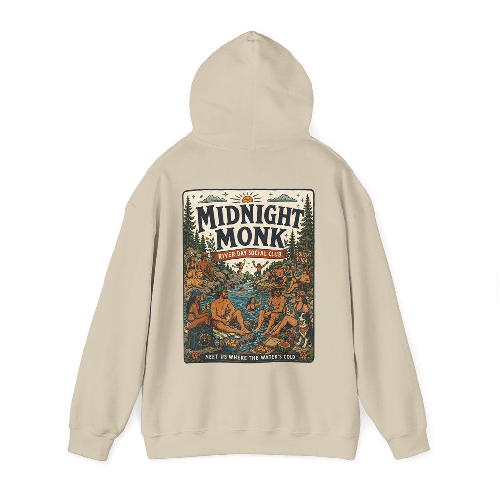 Midnight Monk River Day Social Club vintage South Yuba graphic hoodie, Friar Tuck’s Nevada City (image 14 of 24)