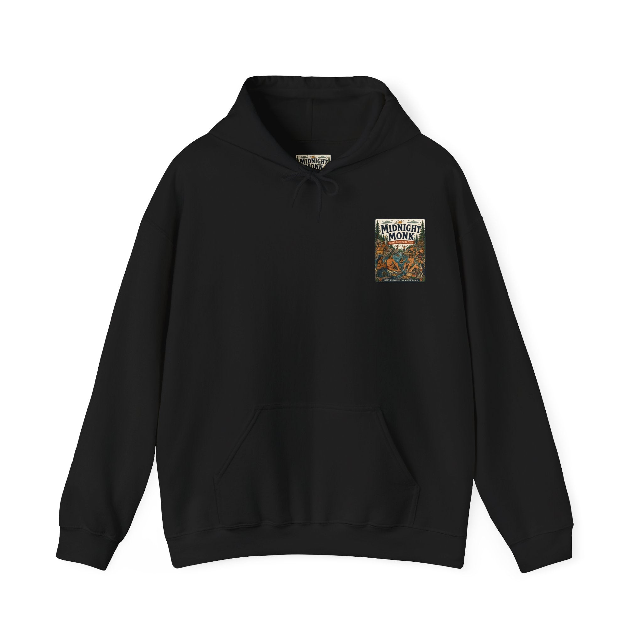 Midnight Monk River Day Social Club vintage South Yuba graphic hoodie, Friar Tuck’s Nevada City (image 3 of 24)