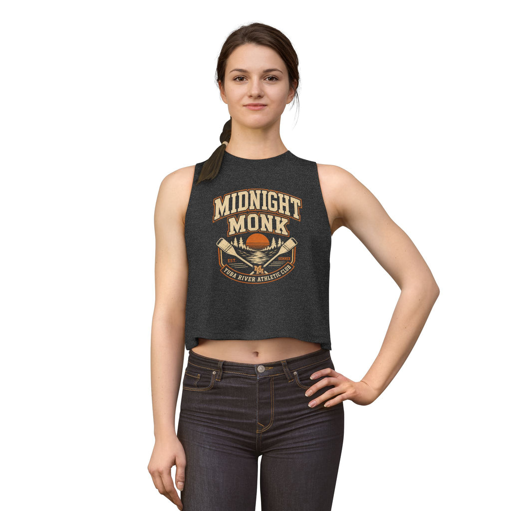 Midnight Monk river paddle vintage graphic athletic crop top, Friar Tuck’s Nevada City (image 11 of 12)