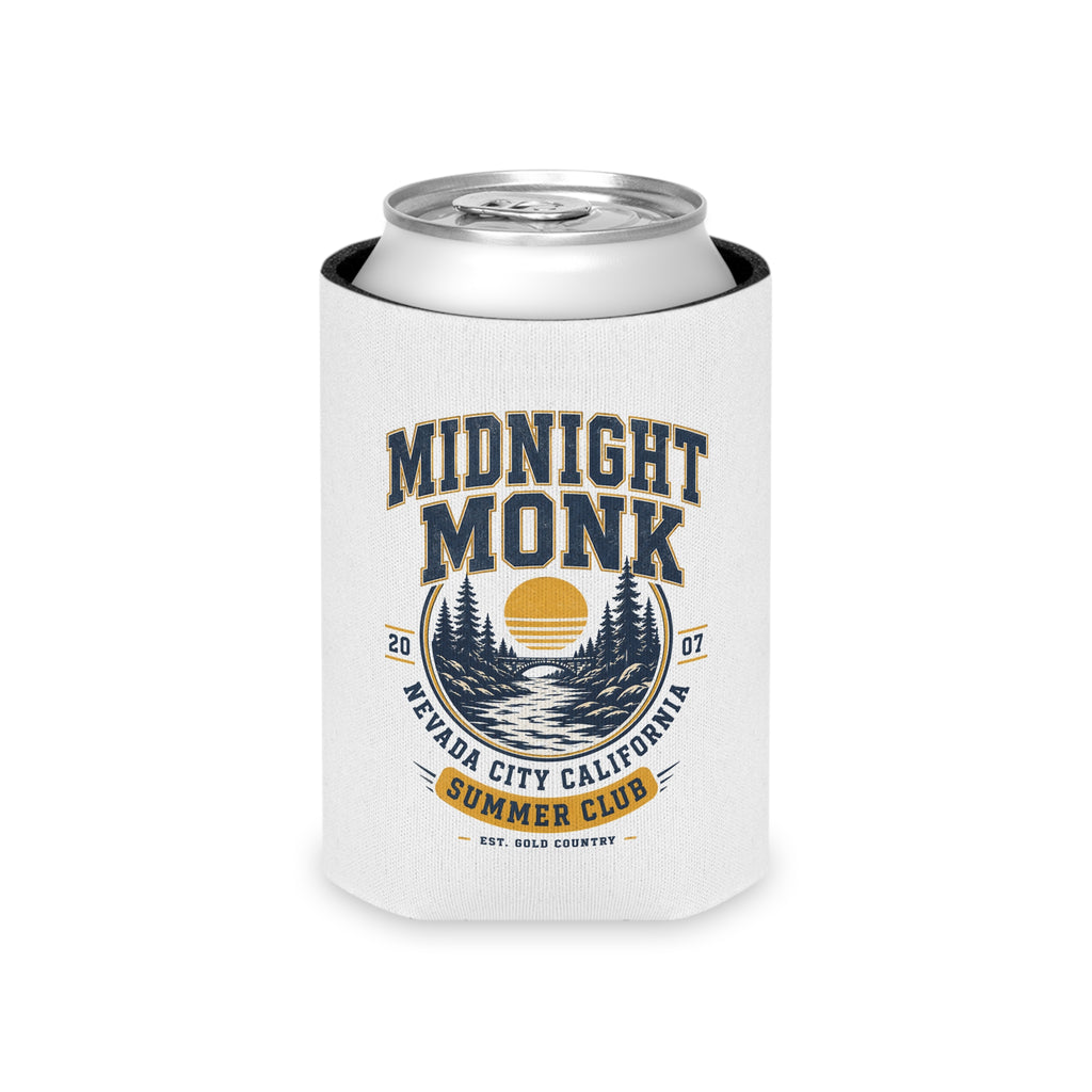 Midnight Monk Sunset Lake logo can cooler, Nevada City Summer Club, Friar Tuck’s (image 4 of 8)