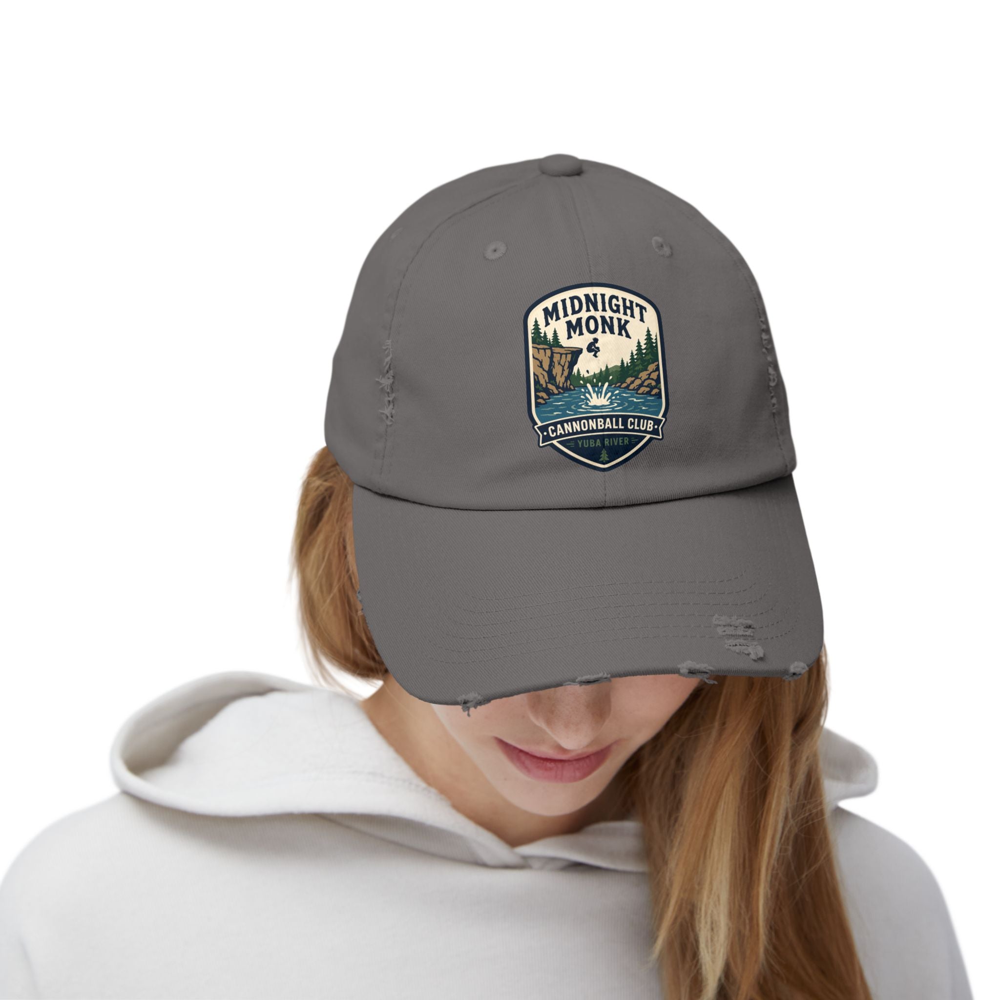 Midnight Monk Cannonball Club distressed baseball cap, Friar Tuck’s Nevada City (image 12 of 12)