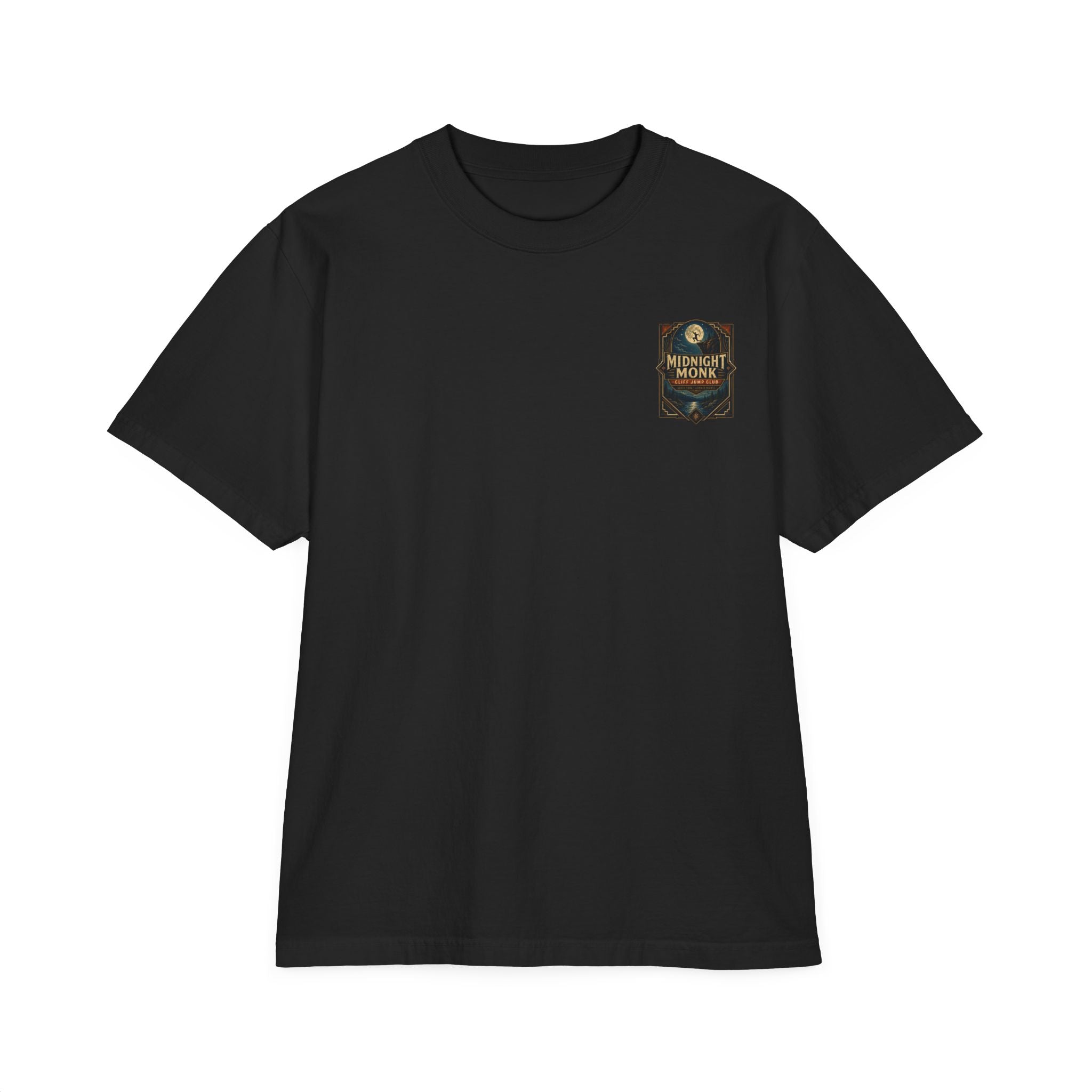 Midnight Monk Cliff Jump Club garment-dyed drop-shoulder river tee, Friar Tuck’s Nevada City (image 5 of 16)