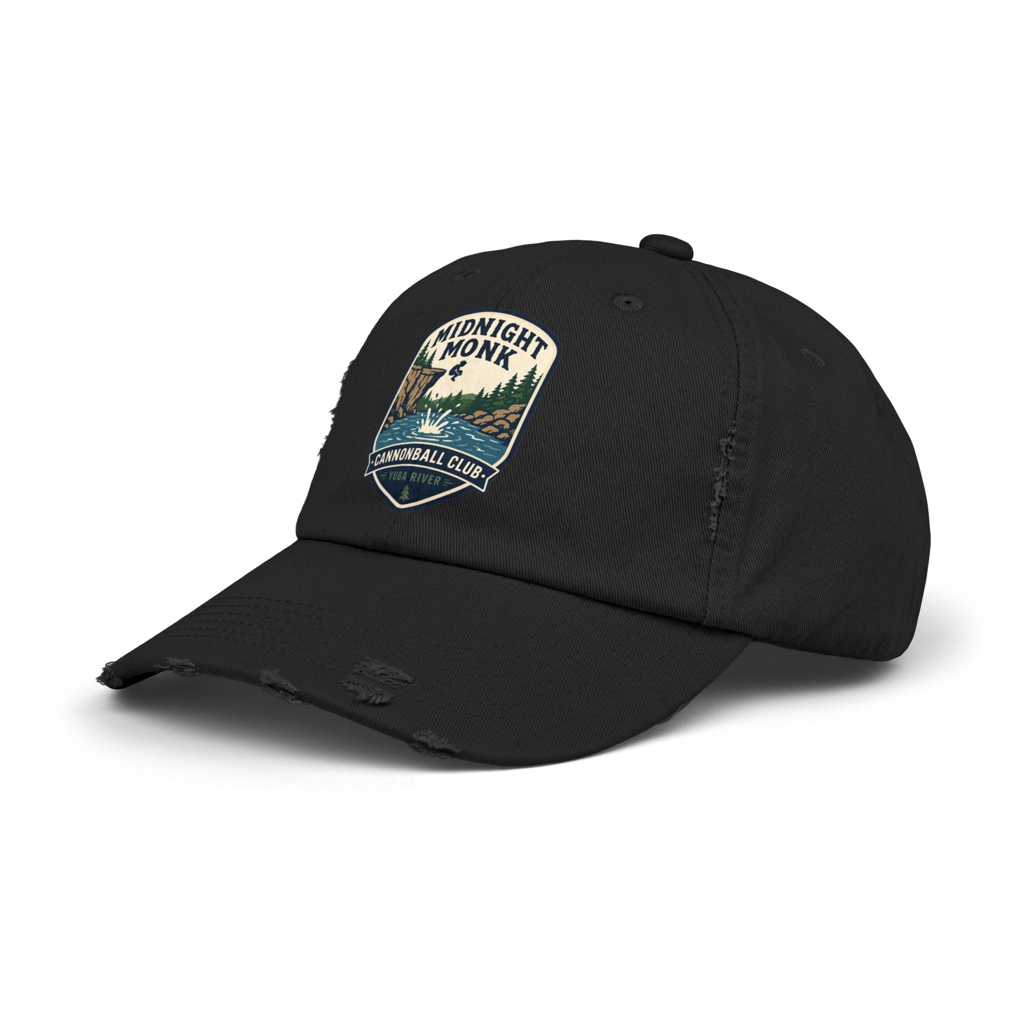 Midnight Monk Cannonball Club distressed baseball cap, Friar Tuck’s Nevada City (image 4 of 12)