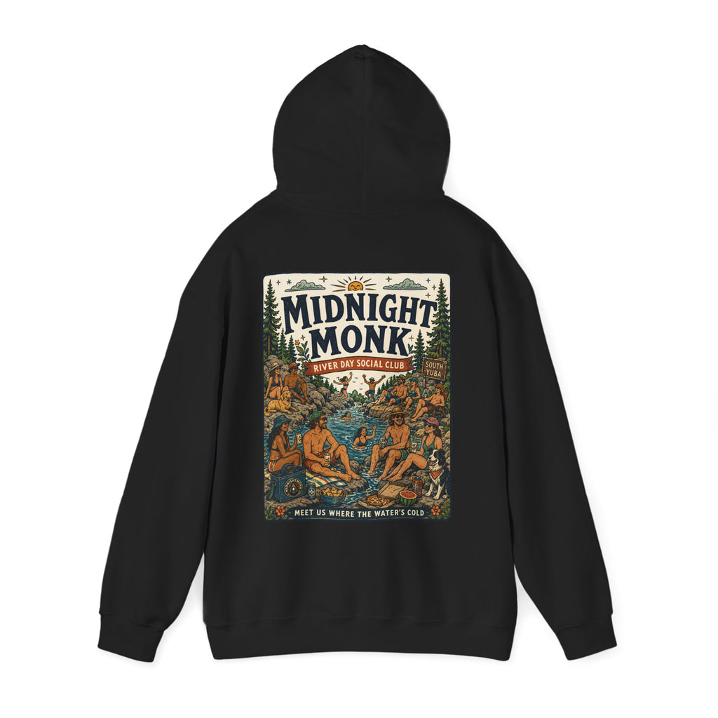 Midnight Monk River Day Social Club vintage South Yuba graphic hoodie, Friar Tuck’s Nevada City (image 11 of 24)