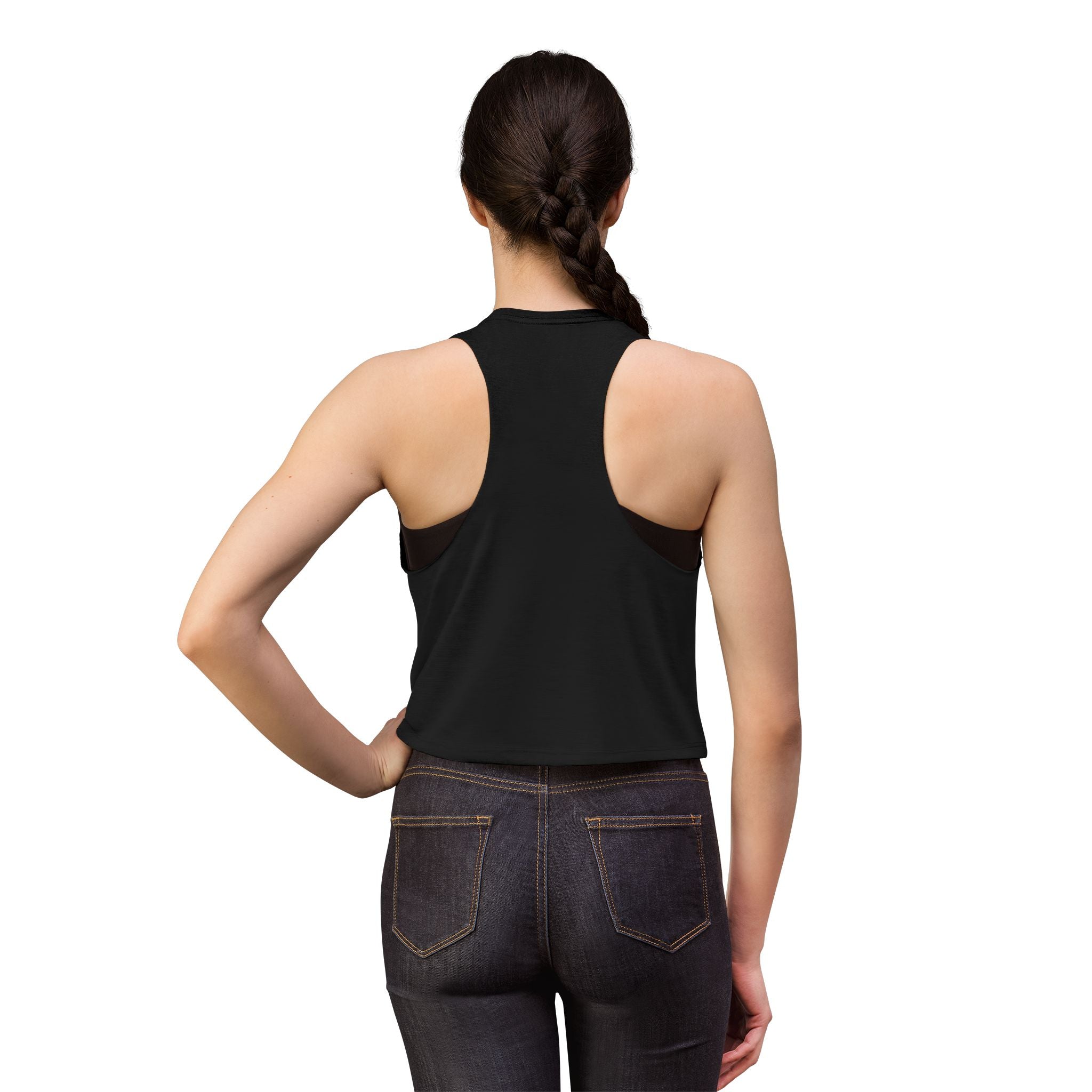 Midnight Monk river paddle vintage graphic athletic crop top, Friar Tuck’s Nevada City (image 6 of 12)