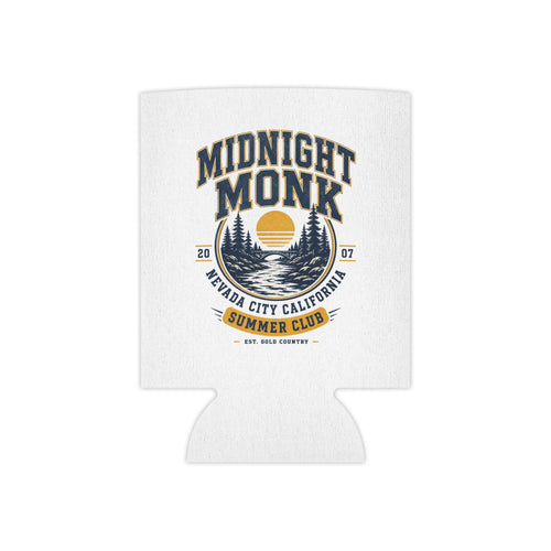 Midnight Monk Sunset Lake logo can cooler, Nevada City Summer Club, Friar Tuck’s (image 1 of 8)