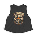 Midnight Monk river paddle vintage graphic athletic crop top, Friar Tuck’s Nevada City (image 3 of 12)