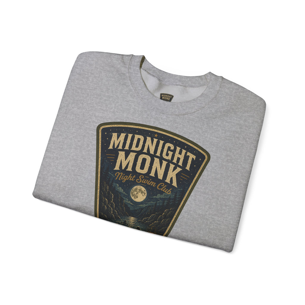 Midnight Monk Night Swim Club vintage Yuba Canyon crewneck sweatshirt, Friar Tuck’s Nevada City (image 6 of 6)