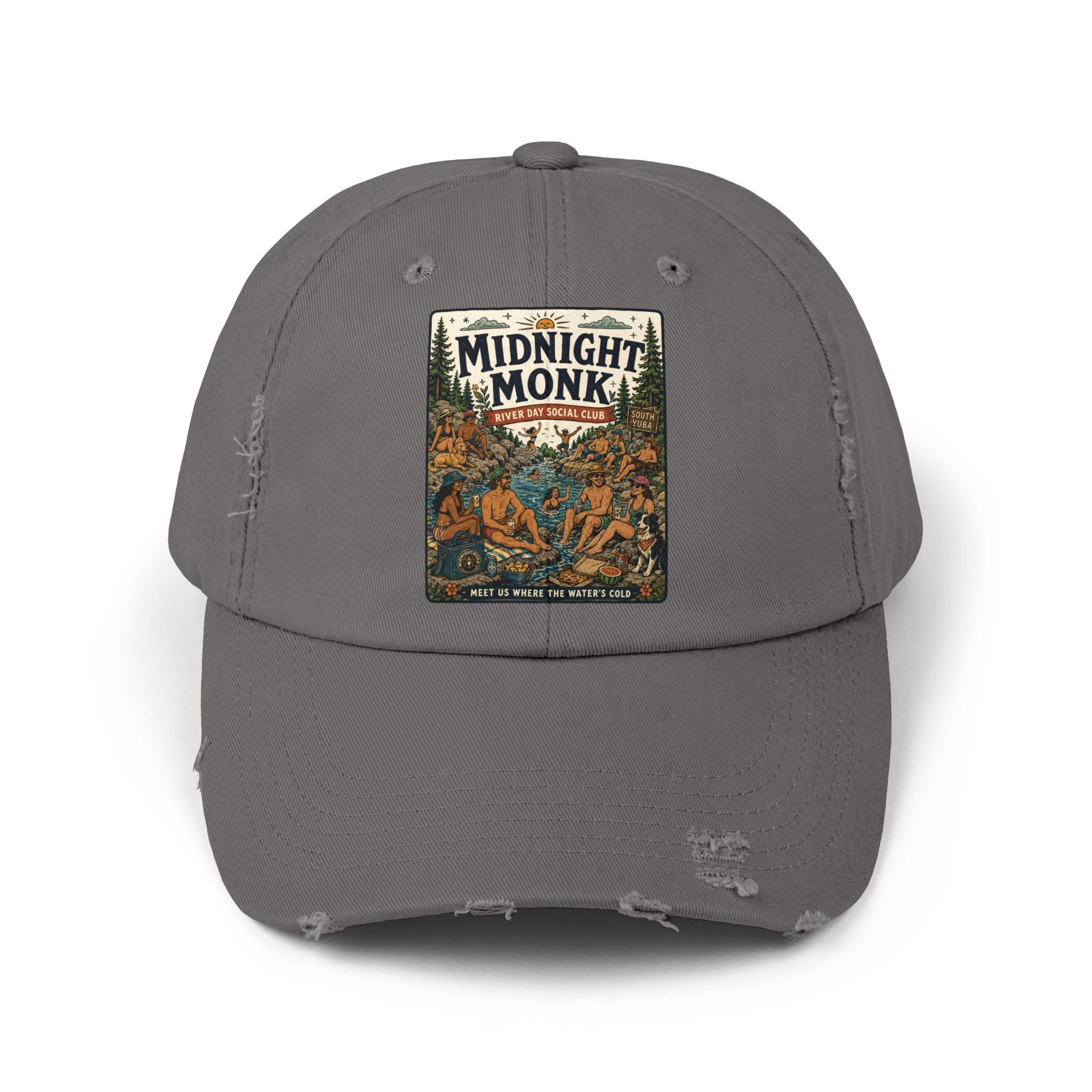 Midnight Monk Float All Day distressed baseball cap, Friar Tuck’s Nevada City (image 3 of 12)