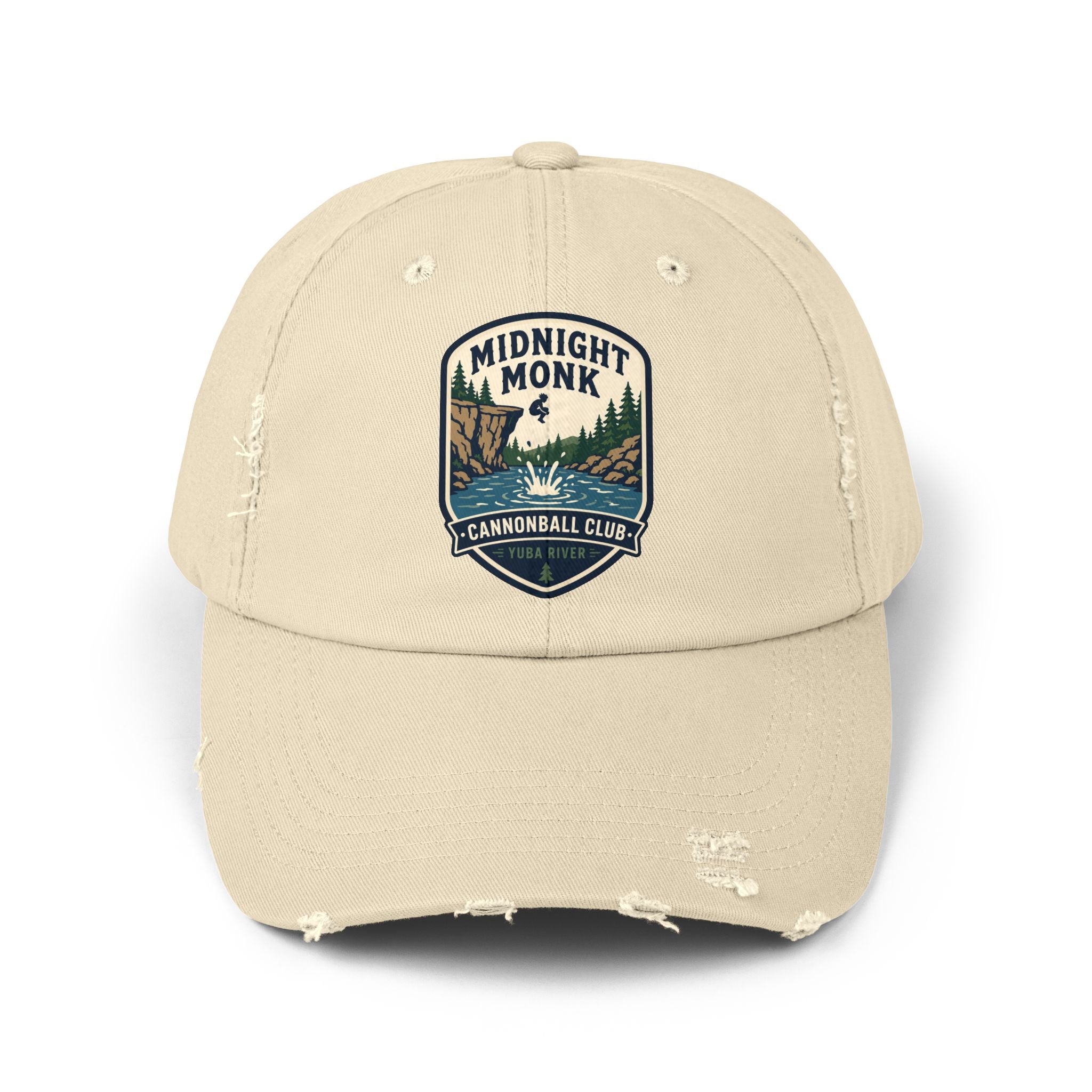 Midnight Monk Cannonball Club distressed baseball cap, Friar Tuck’s Nevada City (image 2 of 12)