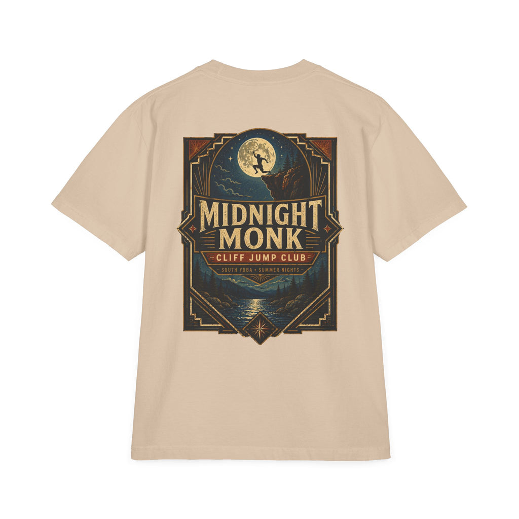Midnight Monk Cliff Jump Club garment-dyed drop-shoulder river tee, Friar Tuck’s Nevada City (image 14 of 16)