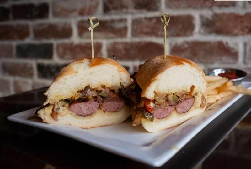 Nevada City Sausage Sandwich w/ Fries